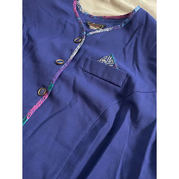 Vtg. Damon Dress blazer/Jacket MADE IN USA Sz 24 - Picture 2 of 9